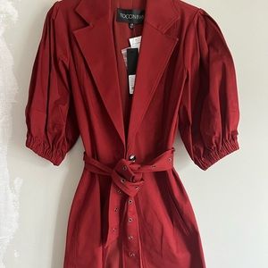 Toccin (NY) Coat - Cocoon, Lantern Red